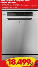 HOOVER HF 6C7F0X-17 8 PROGRAMLI Wİ-Fİ BULAŞIK MAKİNESİ fiyat ve kampanya bilgisi